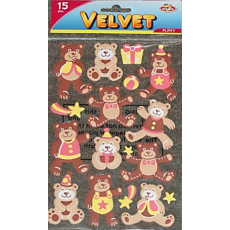Velvet Puffy Stickers